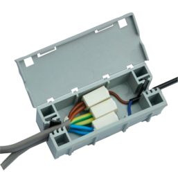 Wago  24A Light Junction Box 39 x 95 x 29mm Grey