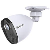 Swann SWIFI-SPOTCAM White Wired or Wireless 1080p Indoor & Outdoor Spotlight Camera with Spotlight with PIR Sensor