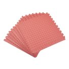 Essentials  Interlocking Floor Tiles Red 10mm 8 Pack