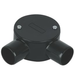 Deta TTE 2 Way 25mm Angle Box Black