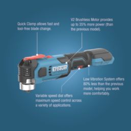 Erbauer ERI1080MLT 18V Li-Ion EXT Brushless Cordless Multi-Tool - Bare