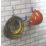 Smith & Locke Mid Duty Anti-Slip Storage Hook Blue 110 x 80mm