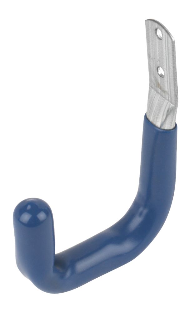 Smith & Locke Mid Duty AntiSlip Storage Hook Blue 110 x 80mm Screwfix