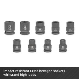 Einhell  Square Shank Impact Socket Set 32 Pieces