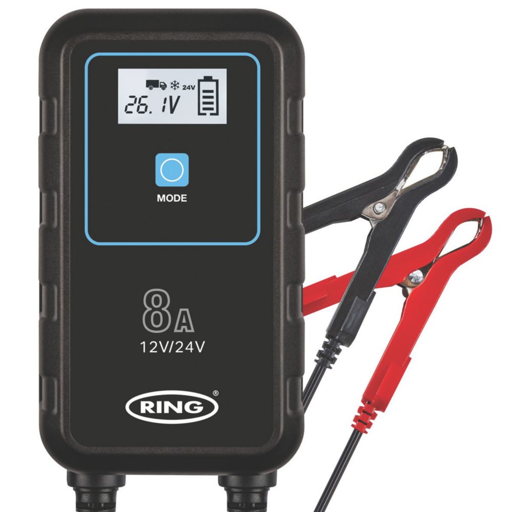 Ring RSC908 8A Smart Charger Lithium-Compatible 24V - Screwfix