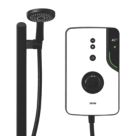 Triton ENlight White / Black 9.5kW Thermostatic Shower with Back to Wall Kit