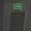 Essentials  Photoluminescent "Fire Exit Man Right Arrow" Sign 150mm x 450mm
