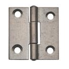 Self-Colour  Fixed Pin Butt Hinges 38mm x 36mm 2 Pack