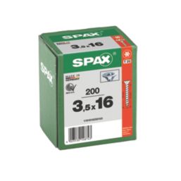 Spax  TX Countersunk Self Drilling Wood Screws 3.5mm x 16mm 200 Pack