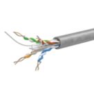 Labgear Cat 6 Grey  4-Pair 8-Core Unshielded Ethernet Cable 25m Coil