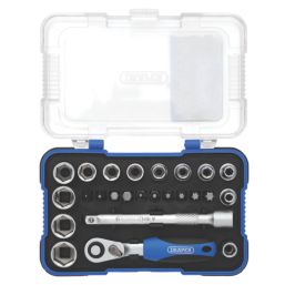Draper  Mixed Drive Metric Socket Set 25 Pack