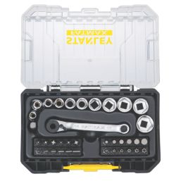 Stanley FatMax Pro-Stack 1/4" Drive Socket Set 37 Pieces