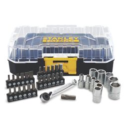 Stanley FatMax Pro-Stack 1/4" Drive Socket Set 37 Pieces