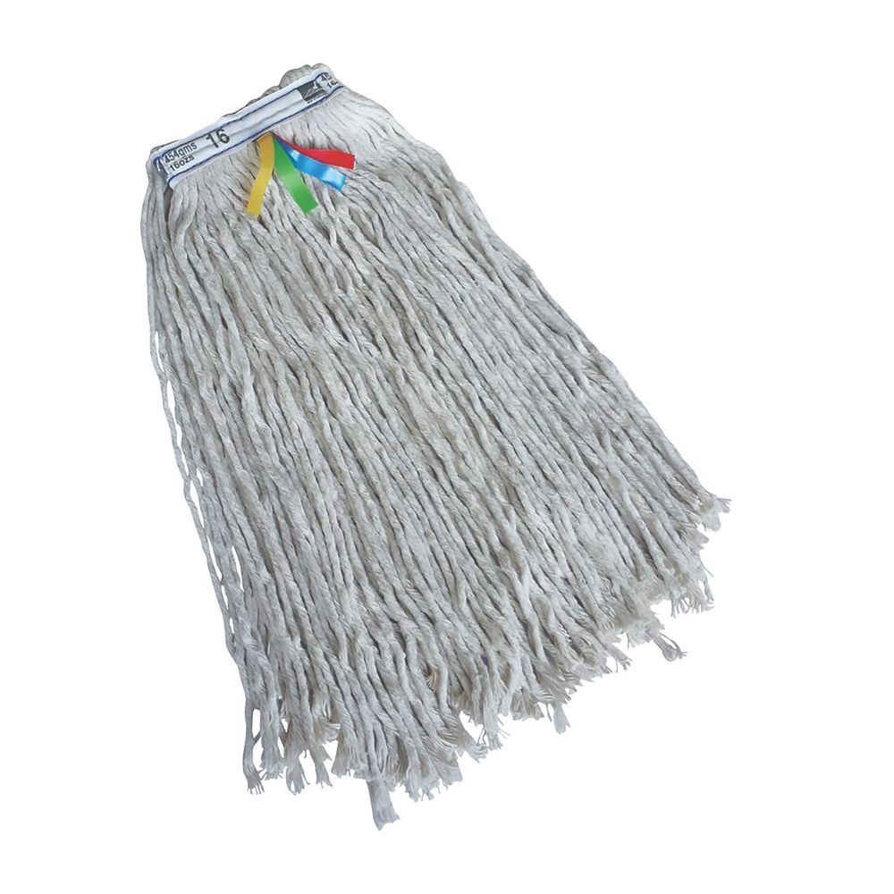 Stronghold Healthcare Kentucky Mop Heads White Screwfix