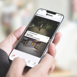 Swann SWIFI-4KFLOCAM White Wireless 4K Indoor & Outdoor Security Camera with Floodlight & PIR Sensor