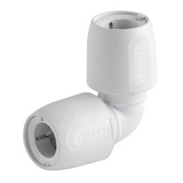 Hep2O  Plastic Push-Fit Equal 90° Elbow 22mm