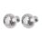 Essentials Garni Fluted Cabinet Knob Polished Chrome 32mm 2 Pieces