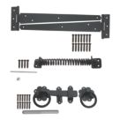 Smith & Locke Gate Latch Kit Black