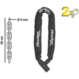 Master Lock Hardened Steel Security Chain 0.9m x 8mm