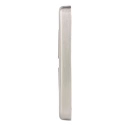 Hager Sollysta WRP2EUBSB 2-Module Modular Faceplate Brushed Steel