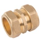 Midbrass  Brass Compression Adapting Female Coupler 22mm x 3/4"