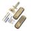 Eclipse Fire Rated  ED20 Mechanical Push Button Digital Lock Satin Brass  38mm