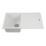 Carysil TD100-WH 1 Bowl Granite Composite Kitchen Sink White Reversible 860mm x 500mm