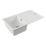 Carysil TD100-WH 1 Bowl Granite Composite Kitchen Sink White Reversible 860mm x 500mm