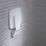 Wall Mounted Premium Shower Seat White/Chrome