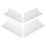 NMC Pro-Cove Lite Coving Internal Mitre Set 127mm x 238mm 4 Pack
