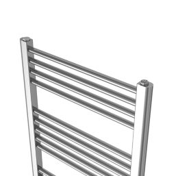 Flomasta 1100mm x 500mm 853BTU Chrome Flat Electric Towel Radiator