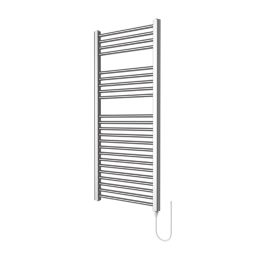 Flomasta  Flat Electric Towel Radiator 1100mm x 500mm Chrome 853BTU