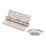 Smith & Locke  Polished Stainless Steel Grade 11 Fire Rated Ball Bearing Hinges 102mm x 76mm 3 Pack