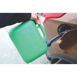 Hilka Pro-Craft Plastic Fuel Can Green 5Ltr