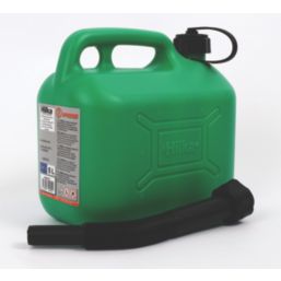 Hilka Pro-Craft Plastic Fuel Can Green 5Ltr