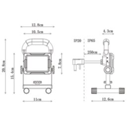 Essentials APW1021-N LED Work Light 10W 1000lm 220-240V