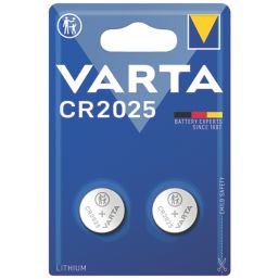 Varta CR2025 Coin Cell Battery 2 Pack