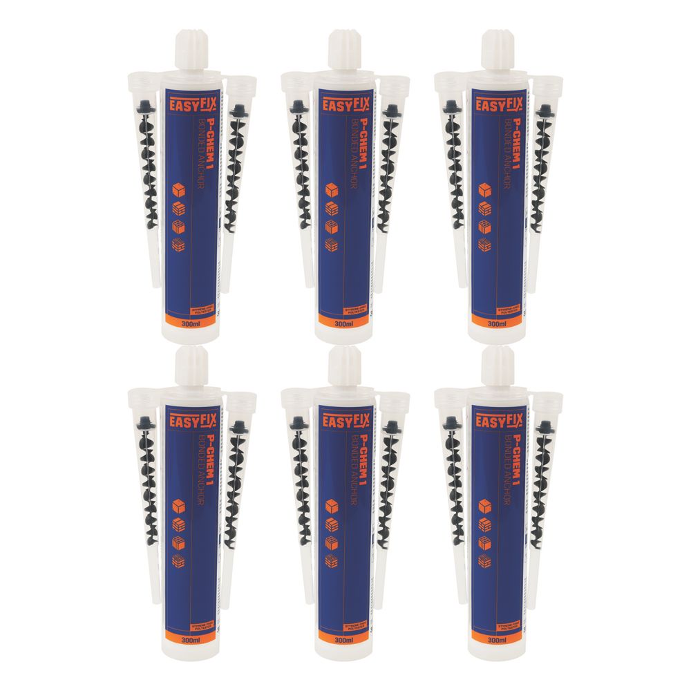 Easyfix Styrene-Free Polyester Resin 300ml 6 Pack - Screwfix