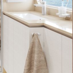 Hansgrohe AddStoris Double Bathroom Hook Matt White