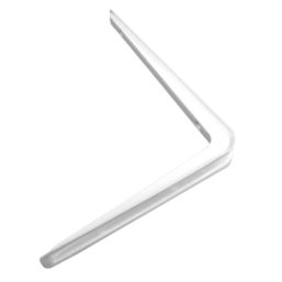 Essentials Cantilever Shelf Brackets White 120mm x 80mm 20 Pack