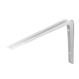 Essentials Cantilever Shelf Brackets White 120mm x 80mm 20 Pack