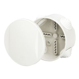 Vimark 4-Entry Round Junction Box with Knockouts 83mm x 51mm x 83mm