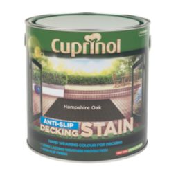 Cuprinol  2.5Ltr Hampshire Oak Anti Slip Decking Stain