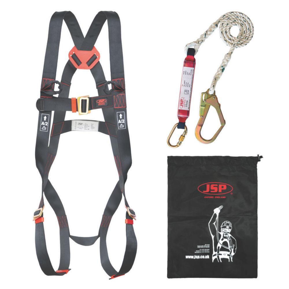 JSP Spartan Single Tail Fall Arrest Kit with Lanyard 2m Screwfix