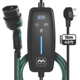 Masterplug 10A 2.3kW  Mode 2 UK 3-Pin Plug Portable EV Charger 15m