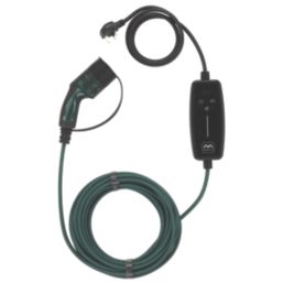 Masterplug 10A 2.3kW  Mode 2 UK 3-Pin Plug Portable EV Charger 15m