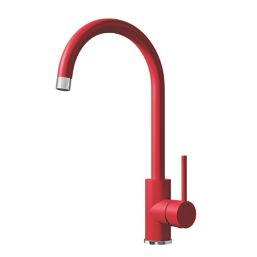 ETAL Sorrento Single Lever Kitchen Mixer Tap Matt Red