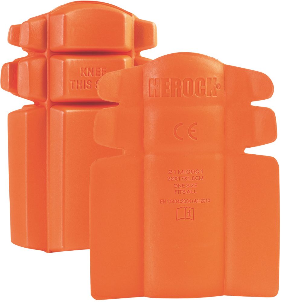 Herock Knee Pads Orange Screwfix