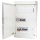 Garo G39B-7AS 39-Module 15-Way Populated  Dual RCD Consumer Unit with SPD