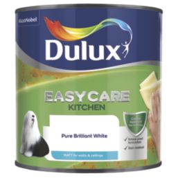 Dulux Easycare Matt Pure Brilliant White Emulsion Kitchen Paint 2.5Ltr